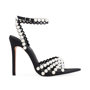 11cm Pointed Gradient Rivet Black Green Stiletto Heel Heels Evening Wear Summer Shoes plus Size