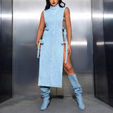 Women Clothing Sexy Trend Personality Denim Dress