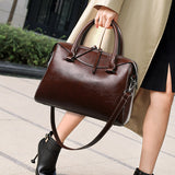 Handbags Women Texture Soft Leather Women Bag Trendy Large Capacity Bag Shoulder Messenger Bag