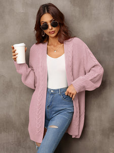 Autumn Winter Plus Size Women Cardigan Irregular Asymmetric Sweater Hollow Out Knitted Sweater Coat