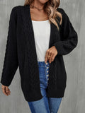 Autumn Winter Plus Size Women Cardigan Irregular Asymmetric Sweater Hollow Out Knitted Sweater Coat