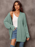 Autumn Winter Plus Size Women Cardigan Irregular Asymmetric Sweater Hollow Out Knitted Sweater Coat