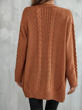 Autumn Winter Plus Size Women Cardigan Irregular Asymmetric Sweater Hollow Out Knitted Sweater Coat
