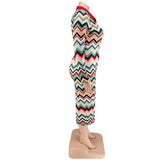 Plus Size Women Clothes Long Sleeve Collar Printed Open Tube Dress Source