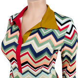 Plus Size Women Clothes Long Sleeve Collar Printed Open Tube Dress Source