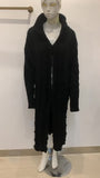 Long Cardigan Sweater Twist Knitted Women Clothing