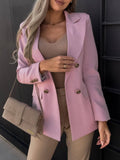 New Double Breasted Fashion Blazer Jacket