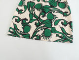 Fresh Printing Dress Slim Fit Fashionable Short Sweet Early Spring Square Collar Elastic A Line