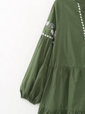 Spring Women Clothing Polo Collar Laminated Decoration Mini Dress Short Dress Women  Jumpsuit