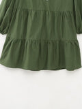 Spring Women Clothing Polo Collar Laminated Decoration Mini Dress Short Dress Women  Jumpsuit