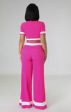 Women Casual Suit Summer Short Sleeved Two Piece Suit