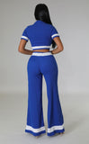 Women Casual Suit Summer Short Sleeved Two Piece Suit
