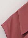 Summer Women Clothing Urban Matching Belt Vest Shorts Suit