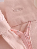Summer Women Linen Blend Short Blazer High Waist Straight Leg Pants