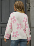 Autumn Winter Women Printed Sweater Pullover Floral Plus Size Sweater Women