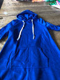 Plus Size Autumn Winter Casual Loose-Fitting Hoodie Sweater Dress