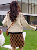 Women Autumn and Winter New Thickened Cardigan Sweater