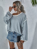 Autumn Winter Sweater round Neck Sweater Loose plus Size Women Sweater Women
