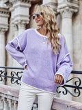 Autumn Winter Sweater round Neck Sweater Loose plus Size Women Sweater Women