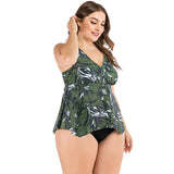 Plus Size New Split  Swimsuit plus-Sized plus-Sized Size Bikini Woman Swimsuit Tankini