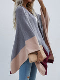 Autumn Winter New Office Plaid Plus Size Loose Knitted Cardigan Women Coat Sweater Women