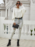 Autumn Winter New Fashion New Loose off Shoulder Plus Size Solid Color Sweater Office Sweater for Women