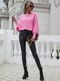Autumn Winter New Fashion New Loose off Shoulder Plus Size Solid Color Sweater Office Sweater for Women