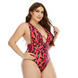 Plus Size Plus Size New One-Piece Swimsuit  Woman  Swimsuit Extra Large  Swimsuit