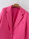 Spring Women Clothing Casual Blazer Blazer