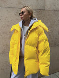 Women's loose quilted jacket loose coat top
