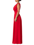 Women  Clothing Summer Elegant Slim High Waist Solid Color Jumpsuit