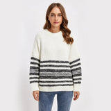Long Sleeve Round Neck Loose Shirt