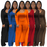 Plus Size Women Clothing   High Elastic Sunken Stripe Three-Piece Suit Tight Sexy Nightclub Women Clothing