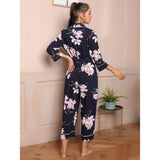 Ladies Homewear Autumn Winter Cardigan Jumpsuit Night Robe Pajamas Women