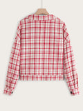 Plus Size Autumn Winter Street Single-Breasted  Long Sleeve Suit Collar Women Coat