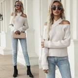 Long Sleeved Slim Fit Hollow-Out Pullover Shirt