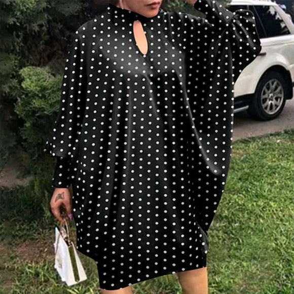 Plus Size Autumn Winter Loose Casual Dress Women Clothing