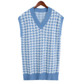 Leisure Round Neck Sleeveless Pullover Vest