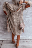Sweater Cardigan Women Long Sleeve Mid-Length Sweater Coat Trendy Women Plus Size