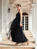 Women Clothing Sleeveless Camisole Gown plus Size Dress