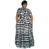 Plus Size cropped Two-Piece Set Multi-Color Printing Suit Women Two-Piece Set
