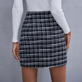 Long Sleeve Slim Fit Skirt
