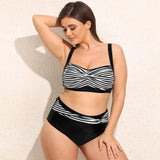 Plus Size Sexy Split Bikini Big Small Chests Spring Swimsuit Women