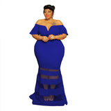 Plus Size Women  Clothes Spring Contrast Color Short Sleeve Dress