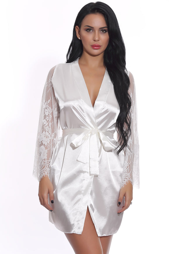 Sexy Lingerie Ladies Robe Sexy Lace Sexy Sleepwear