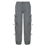 Self-Built Station Autumn Winter Women's Street Hip Hop Low Waist Tooling Denim Pants Casual Pants