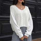 Leisure V Neck Long Sleeve Shirt