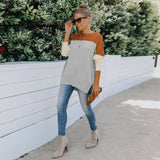 Leisure Round Neck Long Sleeve Pullover Shirt