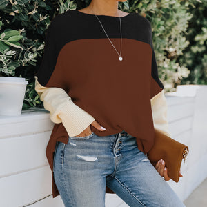 Leisure Round Neck Long Sleeve Pullover Shirt