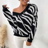 Pullover V-neck Sweater